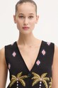 Never Fully Dressed gilet Havana Waistcoat nero NFDKN408