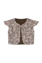 Девочка Детская двусторонняя хлопковая жилетка That's mine Filippa vest 117396 коричневый