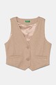 United Colors of Benetton kamizelka dziecięca dzianina różowy 2SQBCJ00V.G.Seasonal