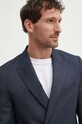 BOSS garnitur wełniany 50518118 granatowy