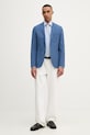Michael Kors елек с едноредно закопчаване мъжки с вълна MK0SB01025 син SS26