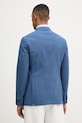 Дрехи Michael Kors елек с едноредно закопчаване мъжки с вълна MK0SB01025 син