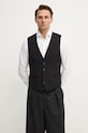 Sisley kamizelka tkanina czarny 2KI3SJ005