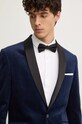 Lindbergh sacou din catifea 30.605029.DK.BLUE bleumarin
