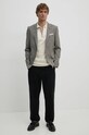 BOSS marynarka wełniana 50534517 szary AW24