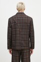 Oblečenie Vlnené sako Andersson Bell Soe Check Wrap Double Breasted Jacket awa628m hnedá