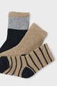 Дитячі шкарпетки Mayoral 3-pack 10757.3B.Skarpetki.9BYH бежевий AW24