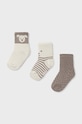 Детские носки Mayoral 3 шт длинные носки бежевый 10758.3G.Skarpetki.9BYH