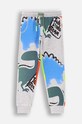 Coccodrillo pantaloni de trening din bumbac pentru copii ZC4122701DBK gri AW24