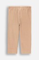 Detské bavlnené tepláky Coccodrillo ZC4122102FBN béžová AW24
