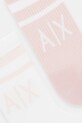 Čarape Armani Exchange 2-pack 943030.CC650 roza SS26