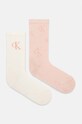 Calvin Klein Jeans skarpetki 2-pack skarpetki długie pomarańczowy 701229465