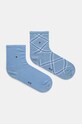Tommy Hilfiger skarpetki 2-pack wzorzyste niebieski 701229861