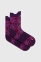 Ponožky adidas Performance x FARM Rio fialová JE0415