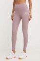 EA7 Emporio Armani legginsy treningowe z elastanem różowy TJKLZ.6DTP21.1341