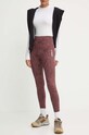 adidas TERREX legginsy Multi wzorzyste bordowy IW9294