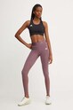 Κολάν προπόνησης adidas Performance Hyperglam IX3232 μωβ AW24
