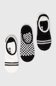 Vans skarpetki 3-pack skarpetki krótkie czarny VN000HTKBLK1
