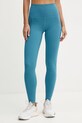 New Balance legginsy treningowe z elastanem turkusowy WP41275TEI
