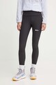 Jack Wolfskin leggins sport Kammweg tricotaj negru 1509091