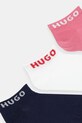 HUGO skarpetki 3-pack 50516407 różowy AA00