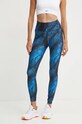Reebok leggins de antrenament LUX Collection tricotaj albastru 100208473