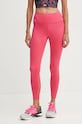 Reebok legginsy treningowe Workout Ready z elastanem różowy 100205353