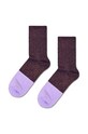 Čarape Happy Socks Extended Toe visoke čarape ljubičasta P001316