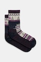 Smartwool sosete Everyday Cozy Say It Ain't Snow violet SW002626