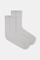 Ponožky Skechers 2-pak melanž sivá SK41045