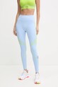 adidas by Stella McCartney leggins de antrenament TruePace tricotaj albastru IW7959