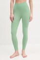 Casall jambiere de yoga Scallop tricotaj verde 24241.