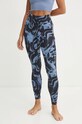Casall jambiere de yoga Essential tricotaj albastru 24240