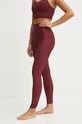 Casall jambiere de yoga Crease tricotaj burgundia 24242