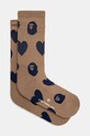 A Bathing Ape socks I Love Bape Monogram ankle socks brown 1K80284001