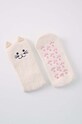 women'secret zokni SO FLUFFY WHITE CAT SINGLE 3618706 fehér AW24