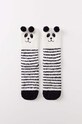 Ponožky women'secret SO FLUFFY PANDA SINGLE nášivka bílá 3618695