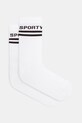 Шкарпетки Sporty & Rich Bold Logo Planet friendly білий AC034512308WH01