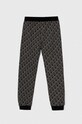Detské bavlnené tepláky Guess J4YQ11.KA6R4.9BYH čierna AW24