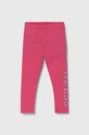 Guess legginsy dziecięce z elastanem różowy K3YB01.K82K0.9BYH