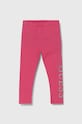 Guess legginsy dziecięce z elastanem różowy K3YB01.K82K0.9BYH