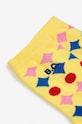 Bobo Choses skarpetki dziecięce Sparkles 224AI006 żółty AW24
