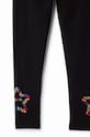 Desigual legginsy dziecięce DAISY 24WGKK03 czarny