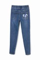 Fete Desigual leggins copii 24WGKD01 albastru