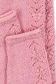 Konges Sløjd leggins copii CABBY KNIT PANTS roz KS101447