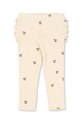 Детские хлопковые леггинсы Konges Sløjd SUI FRILL PANTS GOTS хлопок бежевый KS101697