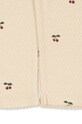 Детские хлопковые леггинсы Konges Sløjd SUI FRILL PANTS GOTS бежевый KS101697