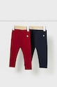 Dětské legíny Mayoral 2-pack pletenina červená 702.4D.Baby.9BYH