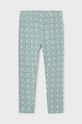 Mayoral legginsy dziecięce wzorzyste turkusowy 4704.6L.Mini.9BYH