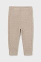 Mayoral legginsy dziecięce dzianina beżowy 10764.4F.Baby.9BYH